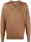 Colombo slim-fit cashmere jumper - Brown