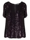 P.A.R.O.S.H. sequin-embellished T-Shirt - Red