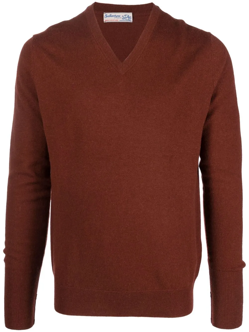 

Ballantyne cashmere V-neck jumper - Red