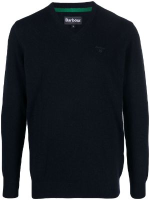 Barbour Essential V-neck Wool Sweater - Farfetch
