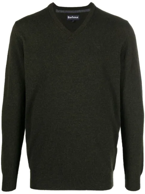 Barbour Essential V-neck wool sweater