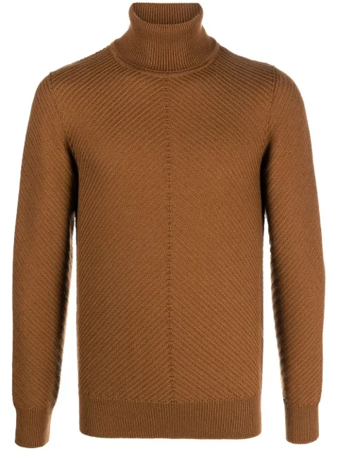 Lardini rollneck wool sweater