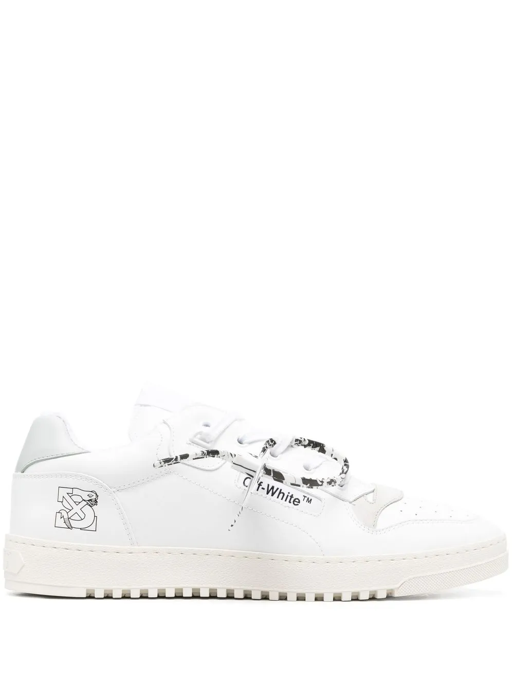 

Off-White tenis bajos 5.0 de OFF-WHITE x SLB 5.0 - Blanco