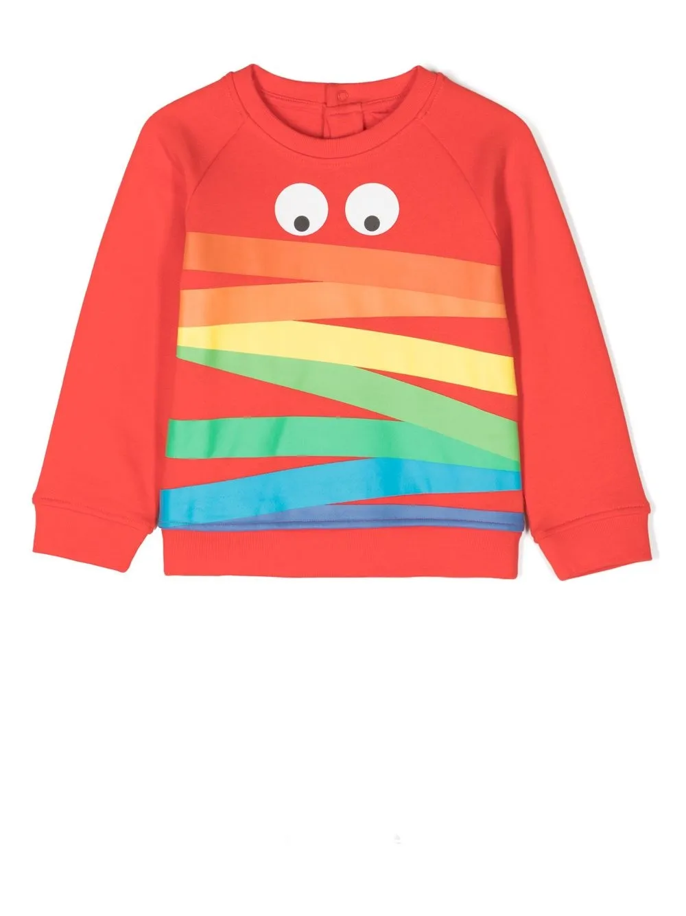 

Stella McCartney Kids Rainbow-print crew-neck sweatshirt - Red