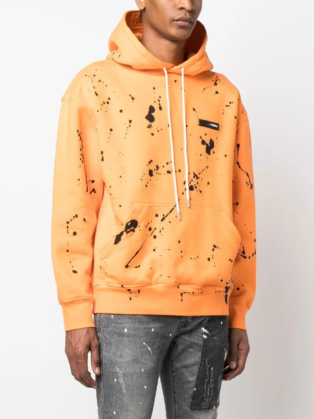 Paint splatter hoodie on sale mens