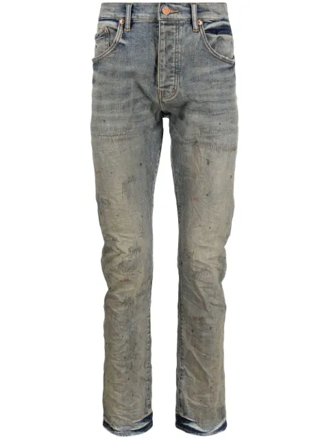 Purple Brand distressed slim-fit jeans