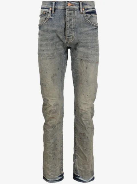 Purple Brand distressed slim-fit jeans