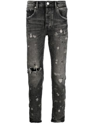Purple Brand Vintage distressed-finish Denim Jeans - Farfetch