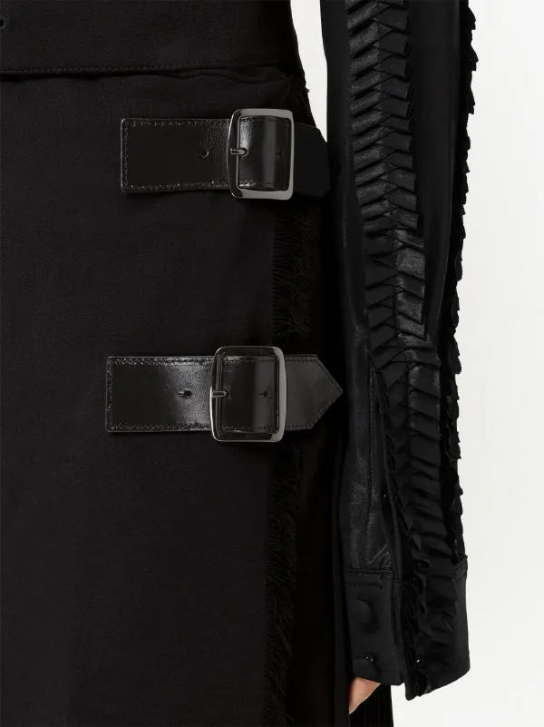Burberry Belted Midi Skirt | Black | FARFETCH
