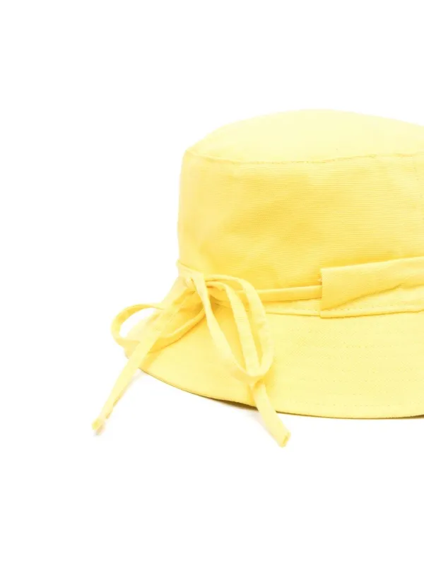 Jacquemus Le Bob Gadjo Bucket Hat | Yellow | FARFETCH