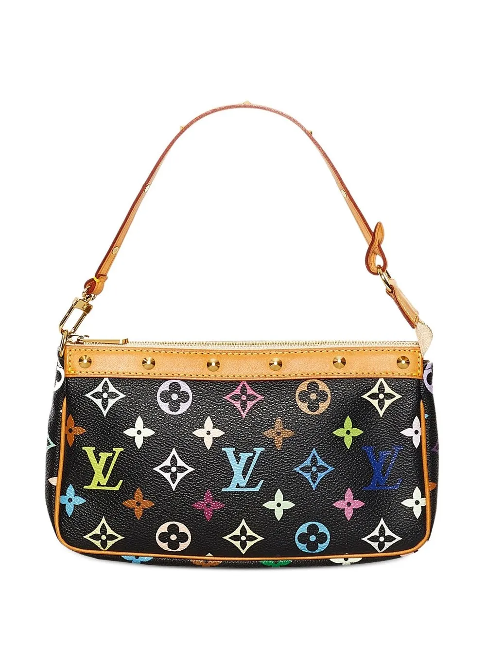 

Louis Vuitton bolsa de mano Pochette Accessoires 2004 pre-owned de Louis Vuitton Pre-Owned x Takashi Murakami - Negro