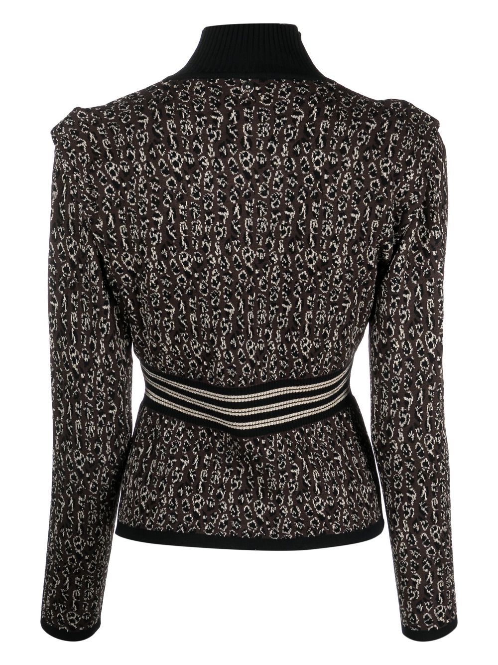 LIU JO Patterned high-neck Knitted Top - Farfetch