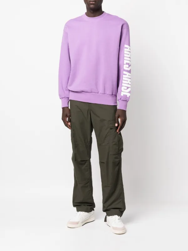 Aries ロゴ スウェットシャツ | パープル | FARFETCH JP