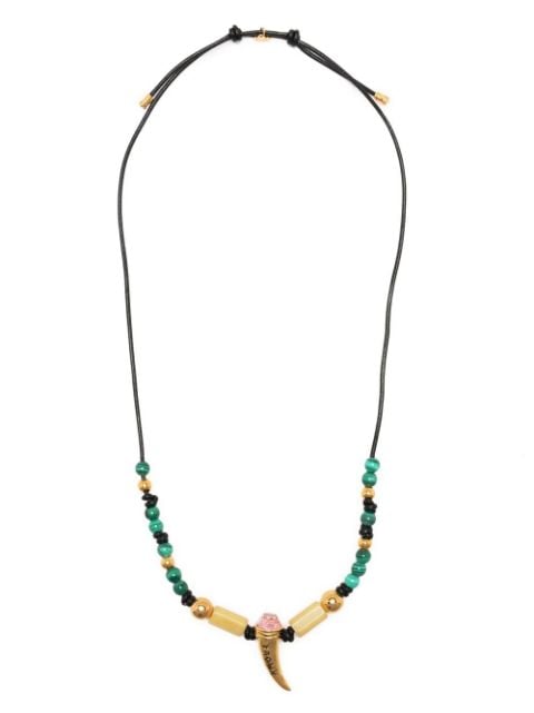 Zadig&Voltaire Amour brass beaded necklace