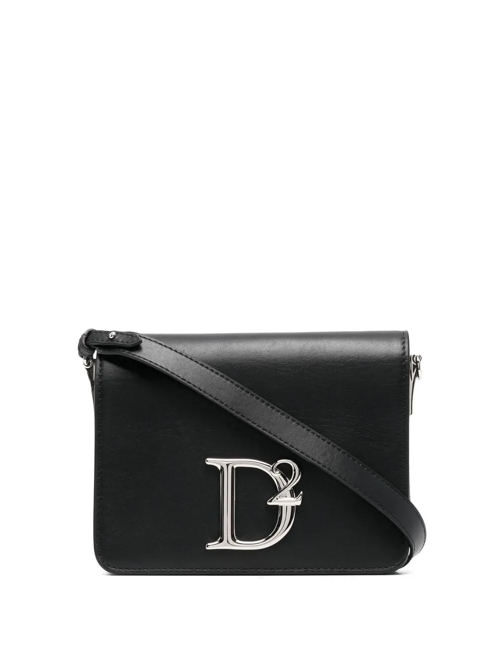 

Dsquared2 leather shoulder bag - Black