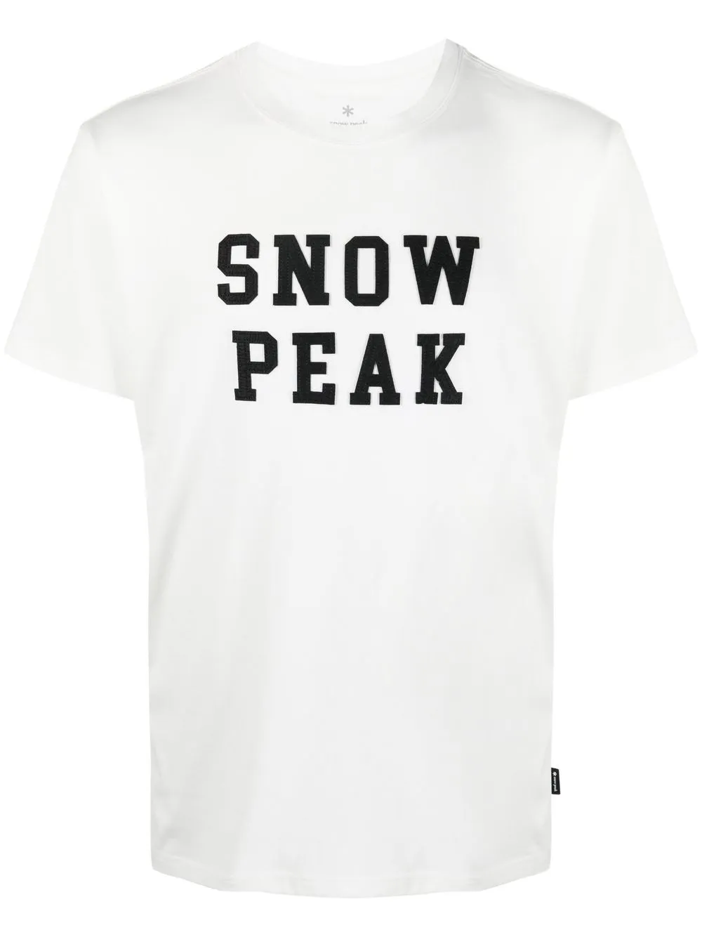 

Snow Peak logo-print crew neck T-shirt - White
