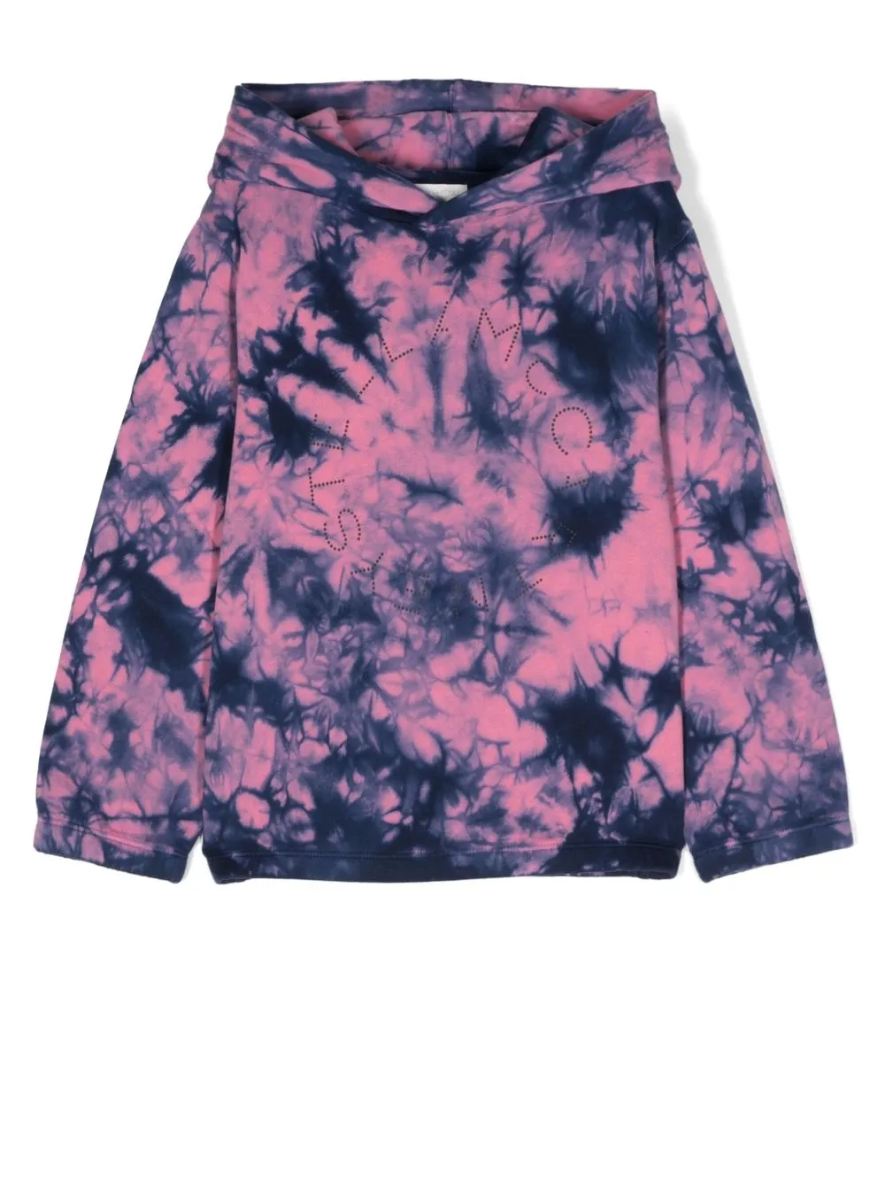 

Stella McCartney Kids logo-print tie-dye hoodie - Pink