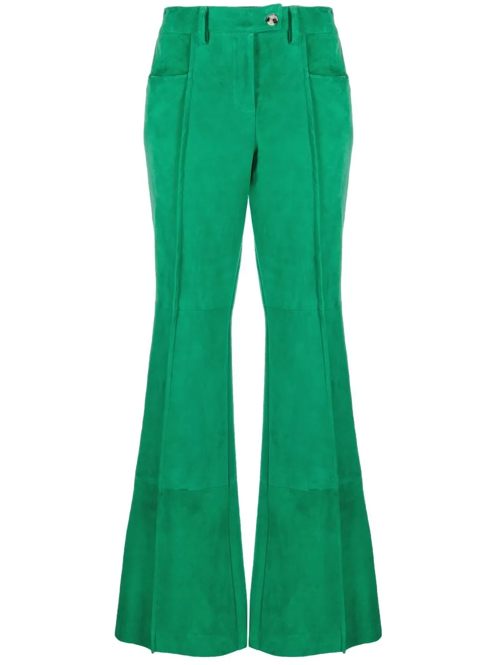 

Giuseppe Di Morabito pantalones acampanados con tiro alto - Verde