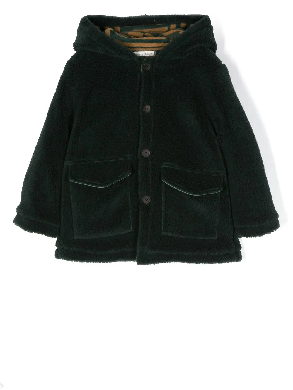 

Zhoe & Tobiah shearling hooded jacket - Green