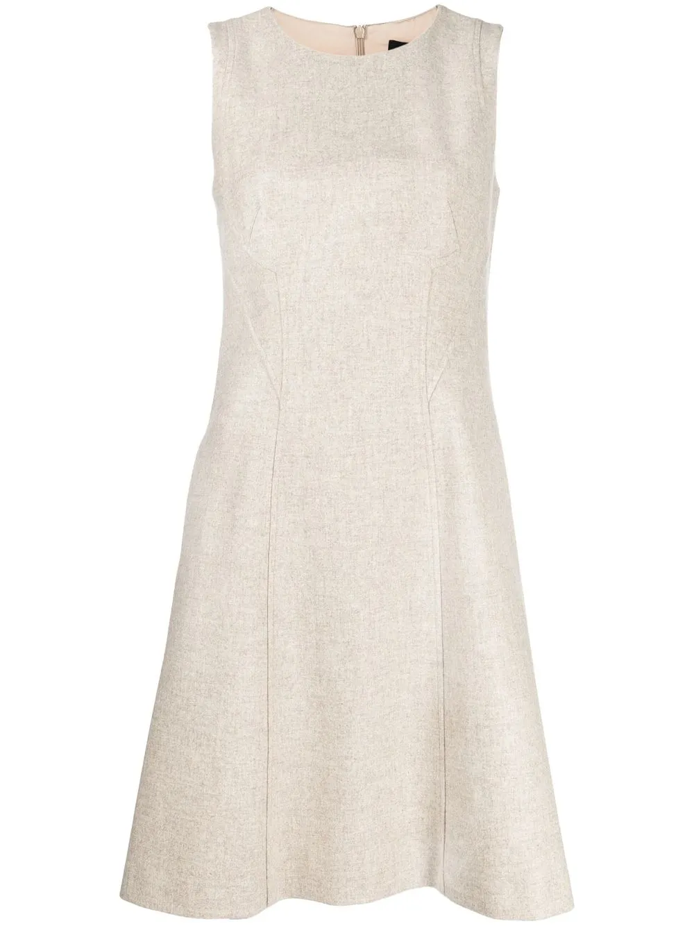 

Paule Ka flared shift dress - Brown