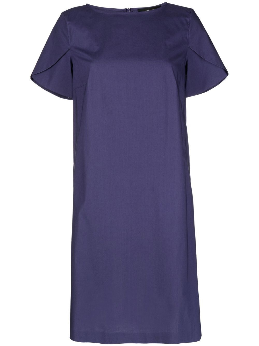 

Paule Ka vestido recto con manga doblada - Morado