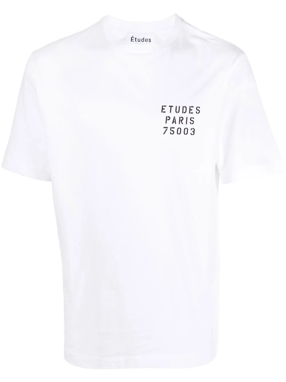 

Etudes logo-print organic cotton T-shirt - White