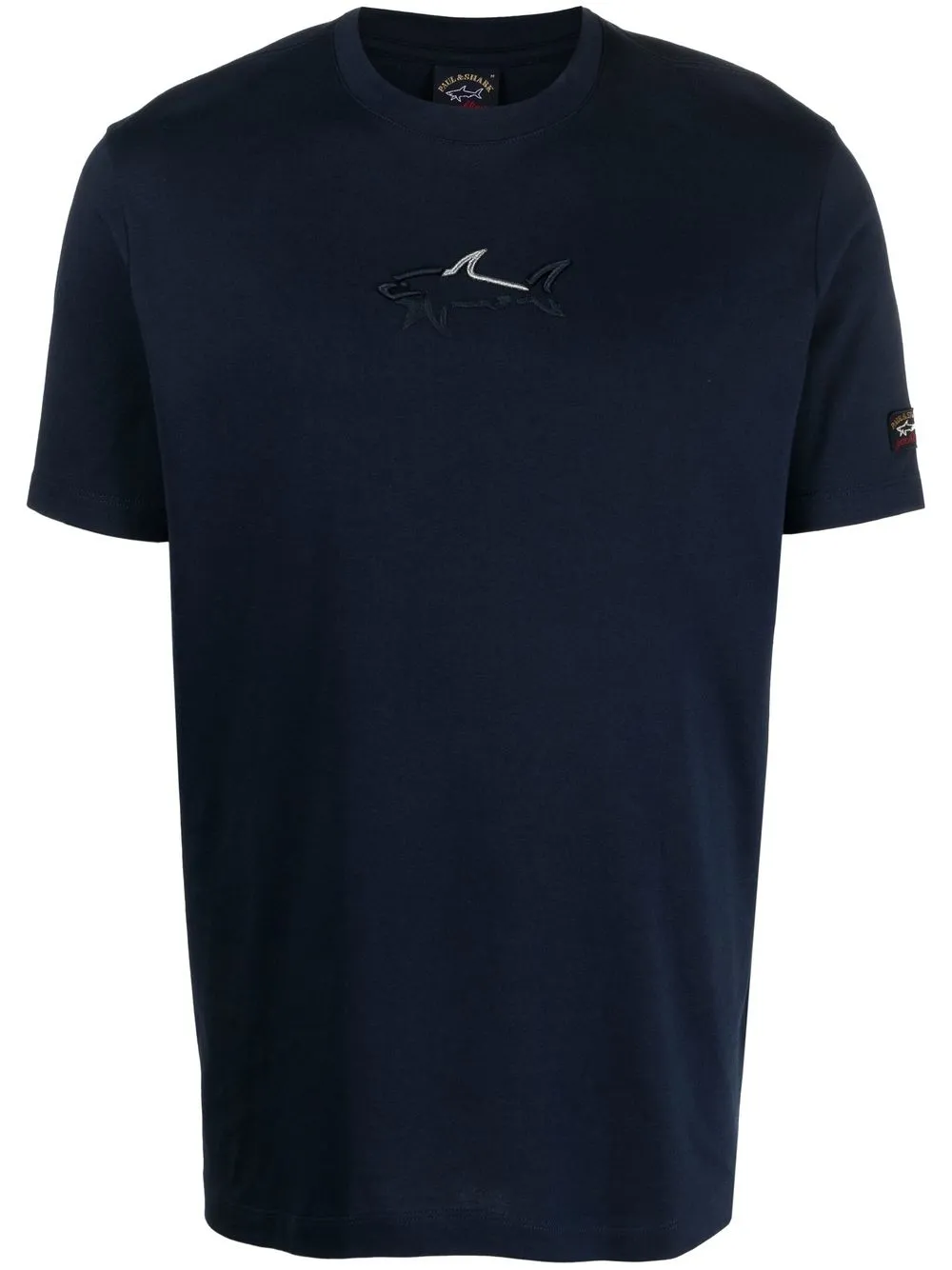 

Paul & Shark logo-embroidered T-shirt - Blue