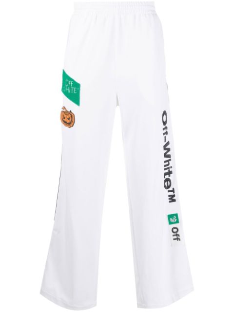 Off-White logo-embroidered track pants Men