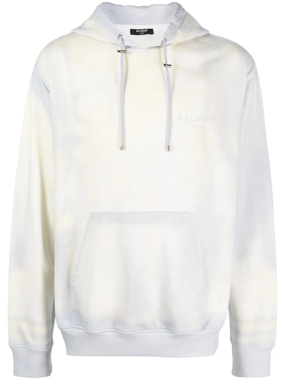 

Balmain hoodie con logo estampado - Azul