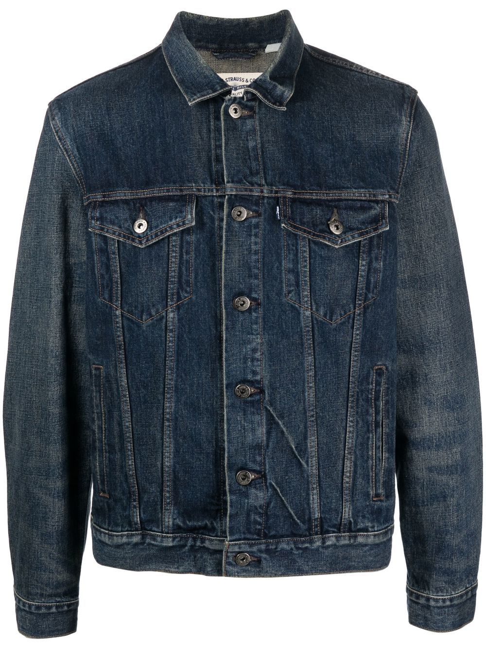 

Levi's: Made & Crafted button-up denim jacket - Blue