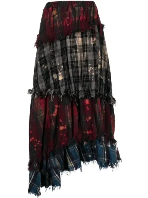 Nero Farfetch Donna Abbigliamento Gonne Gonne asimmetriche Gonna asimmetrica Barathea 