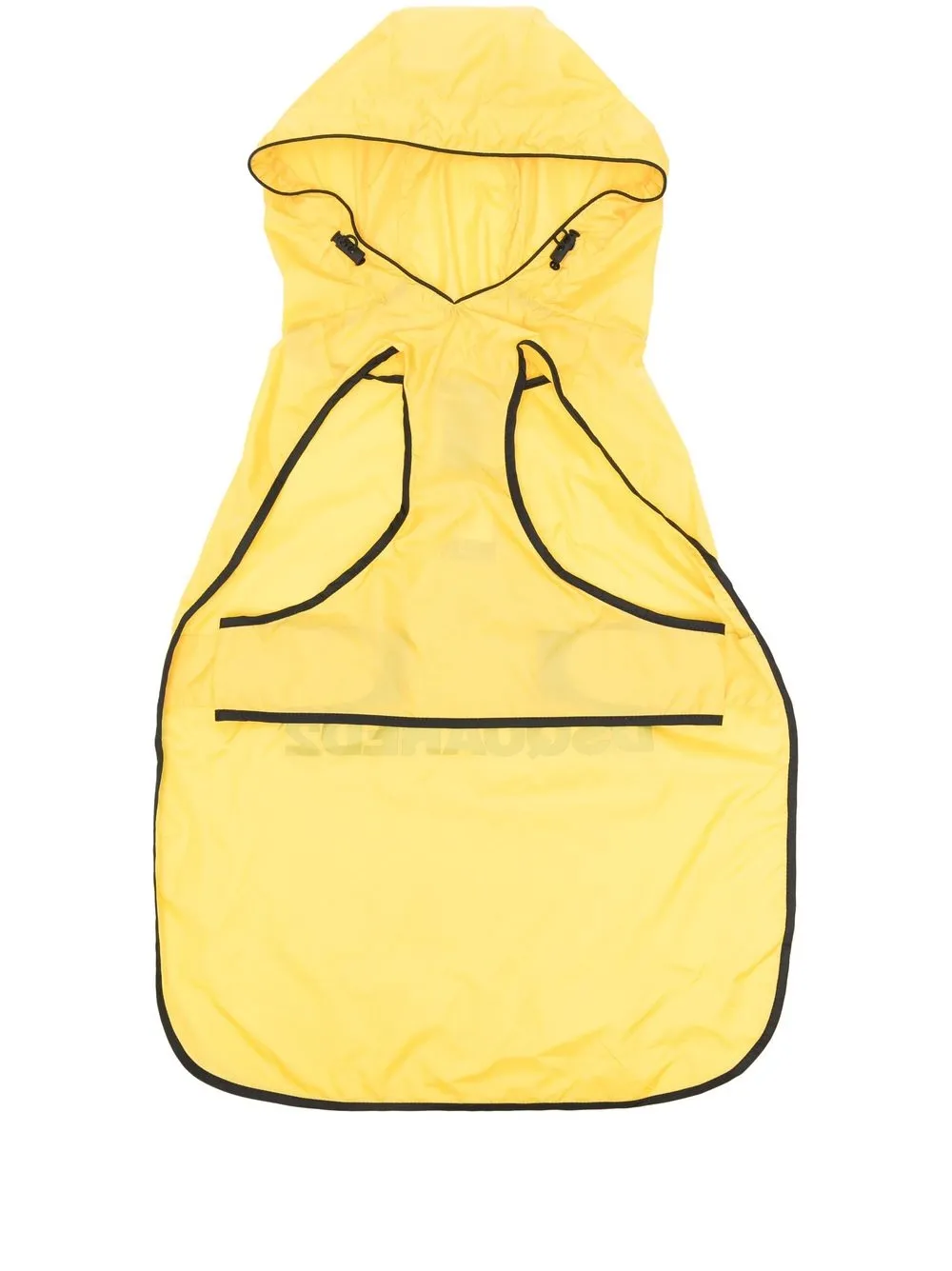 Dsquared2 Climb Hooded Pet Jacket In Yellow