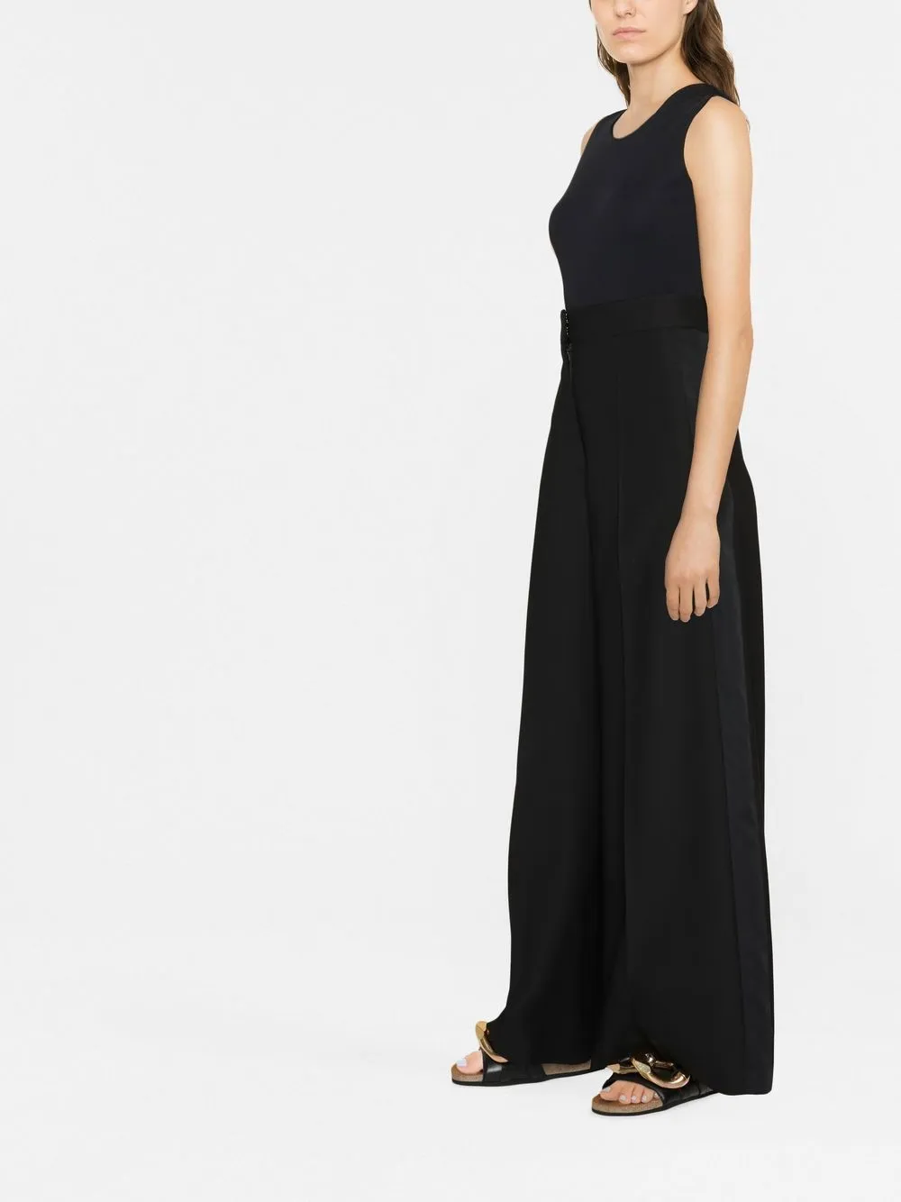 Jil Sander Crew-neck Vest In Schwarz