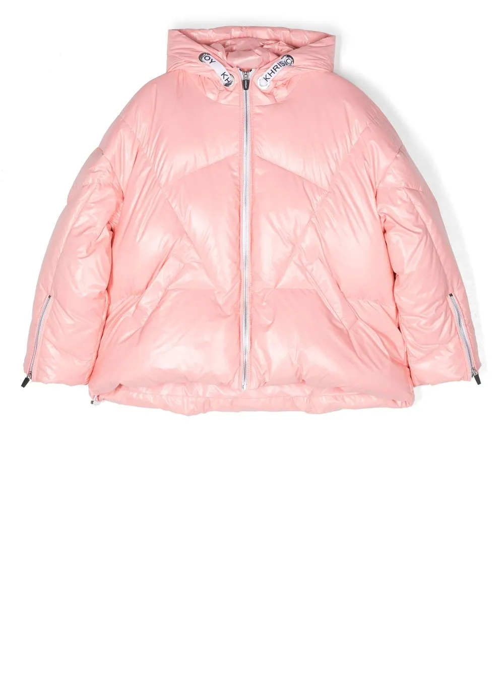 

Khrisjoy Kids padded zipped-up jacket - Pink