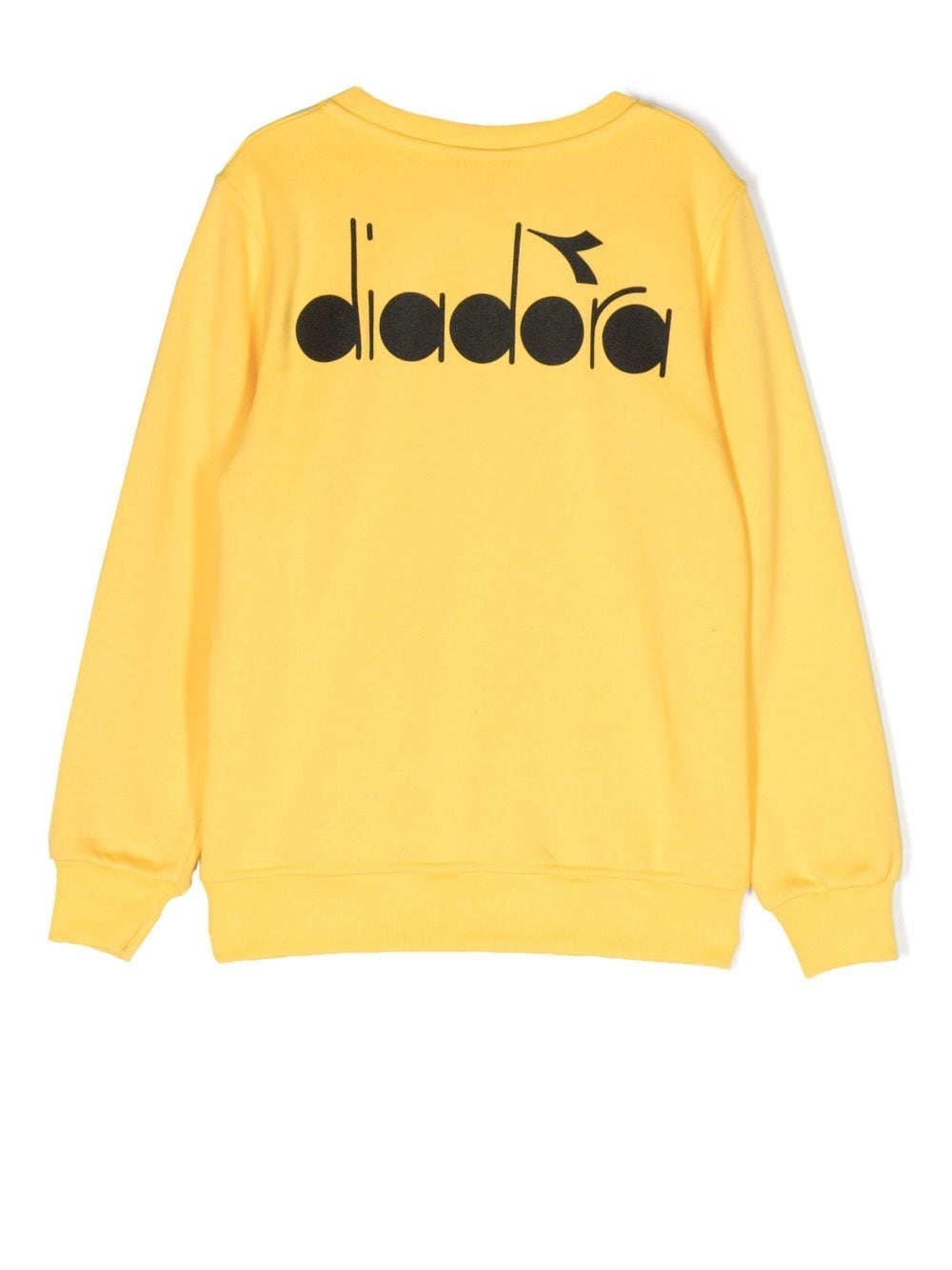 Diadora Junior Sweater met logoprint - Geel
