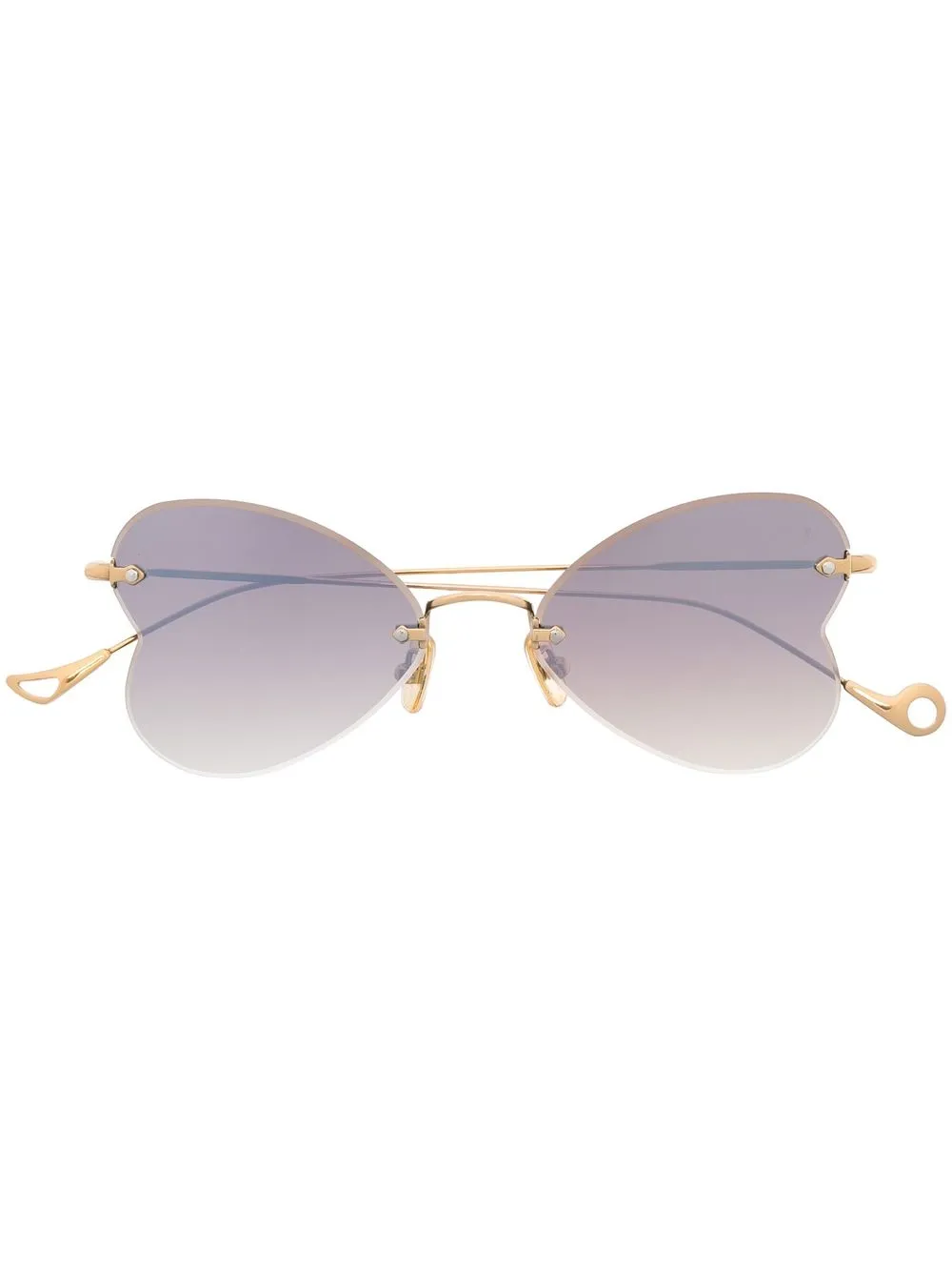 

Eyepetizer Greta butterfly-shape sunglasses - Gold