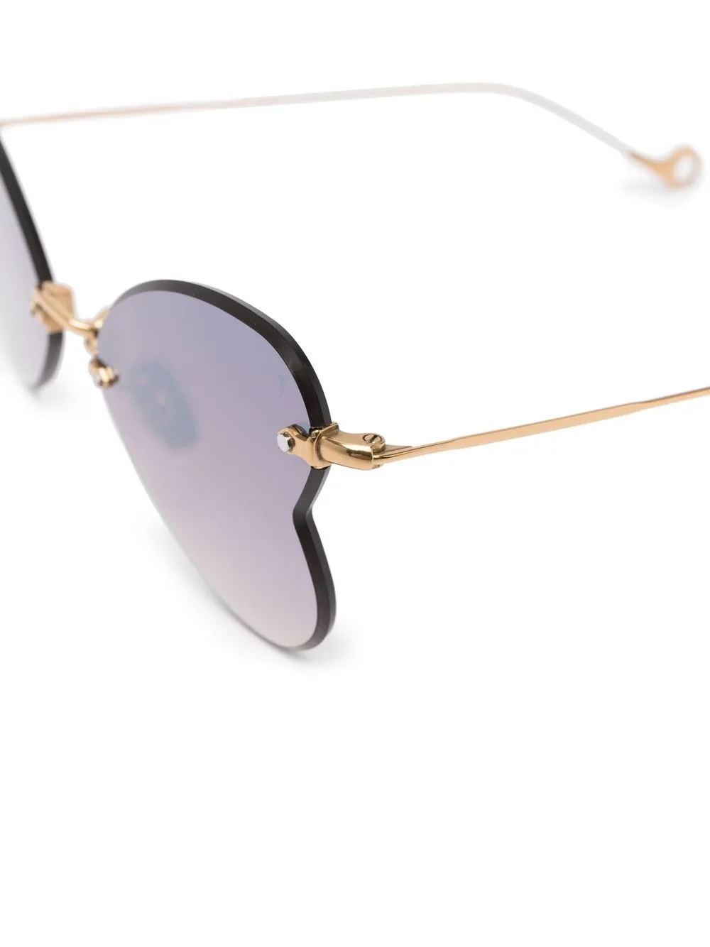  Eyepetizer Greta Butterfly-shape Sunglasses - Gold 