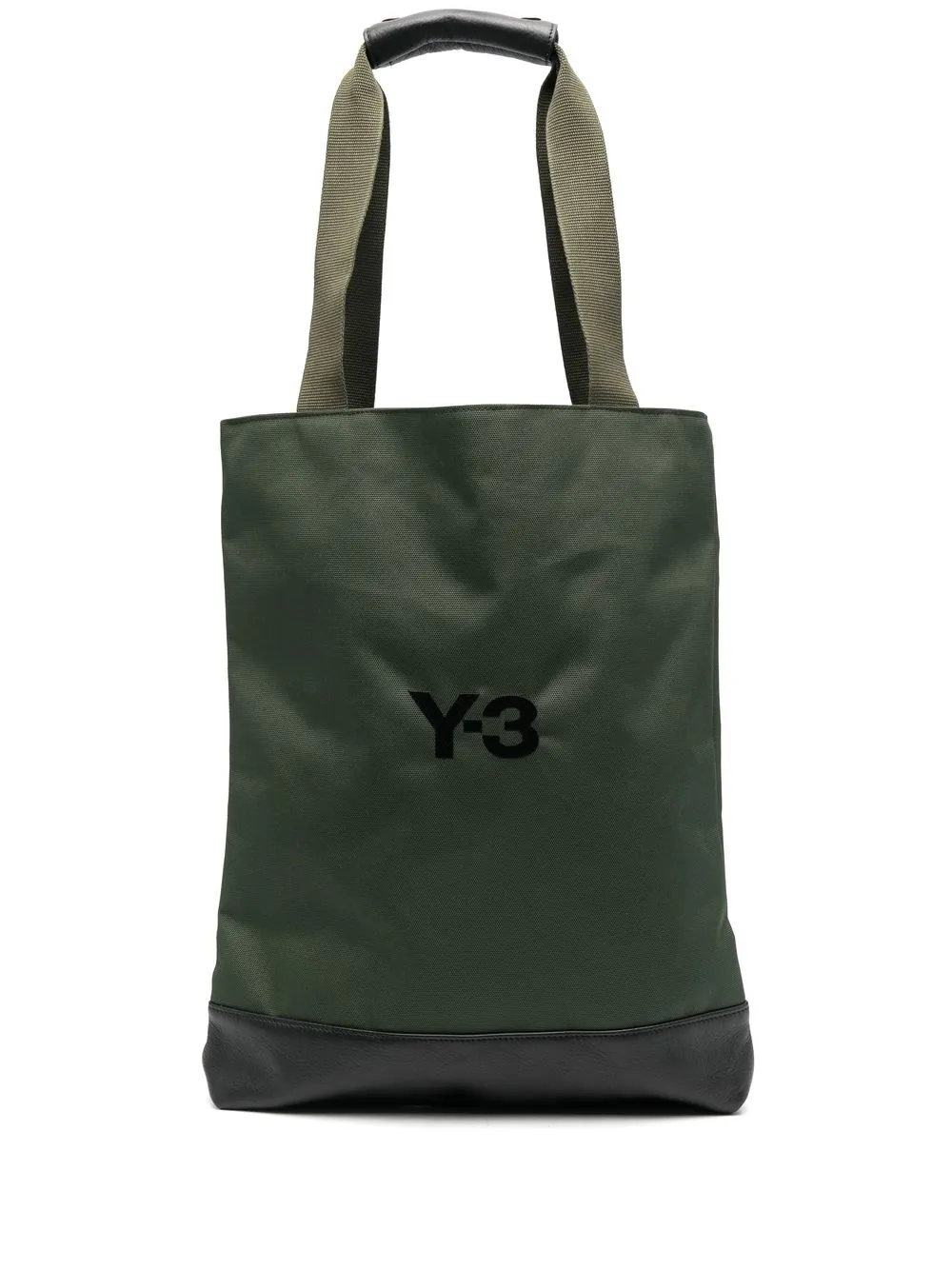 

Y-3 tote con logo bordado - Verde