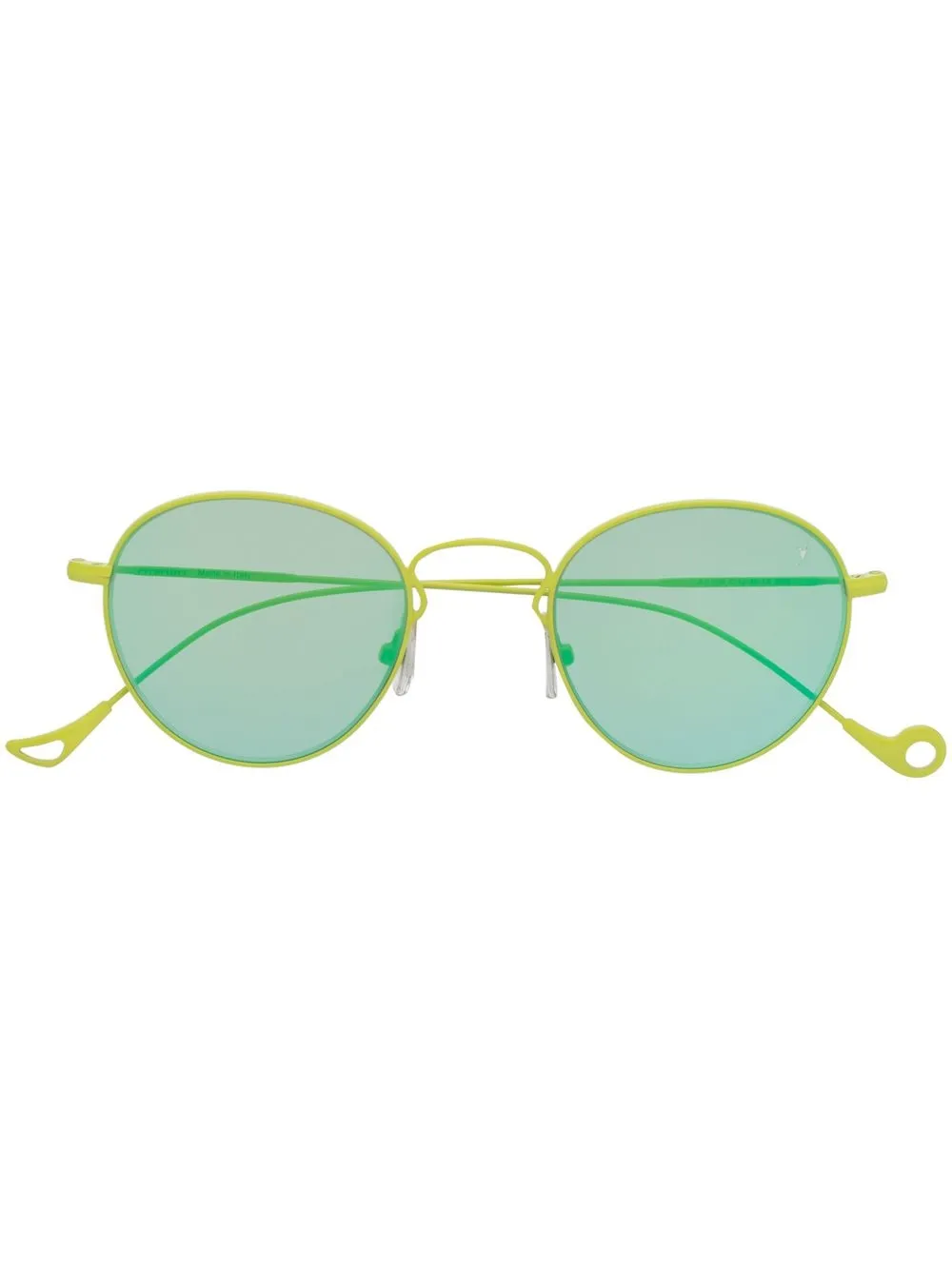 

Eyepetizer lentes de sol con armazón redonda - Verde