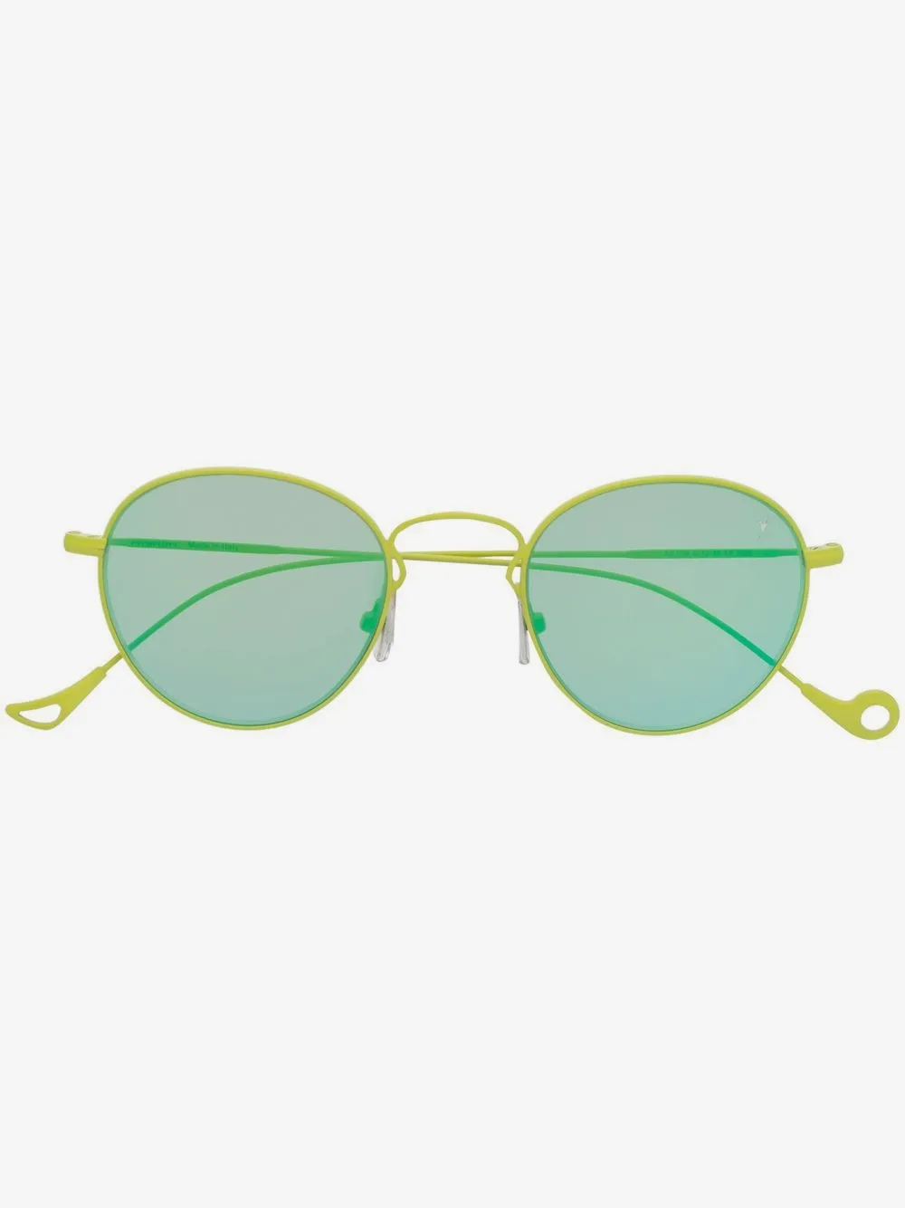 Eyepetizer round-frame sunglasses | Green | Image 1