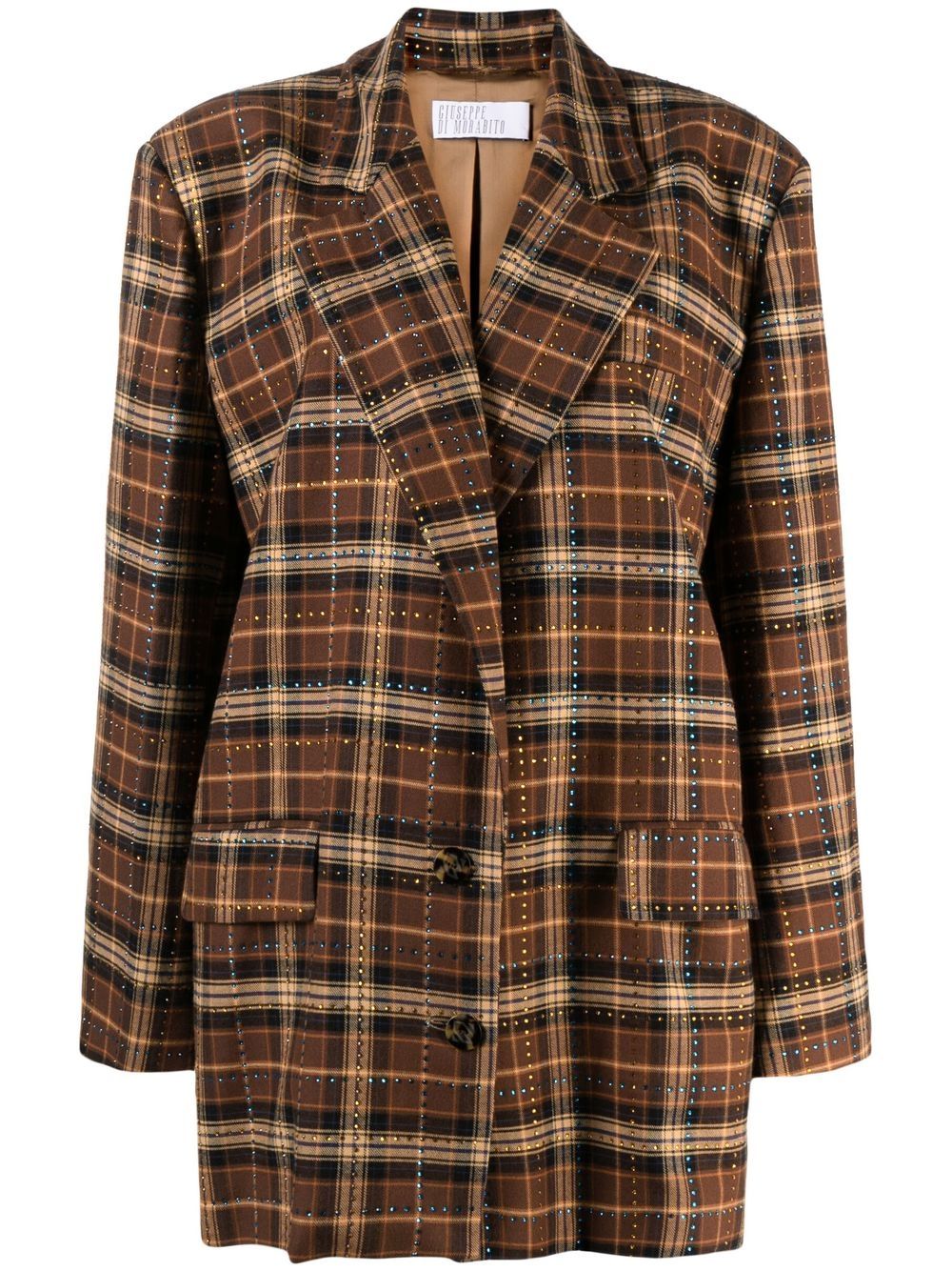 Giuseppe Di Morabito check-pattern blazer - Brown