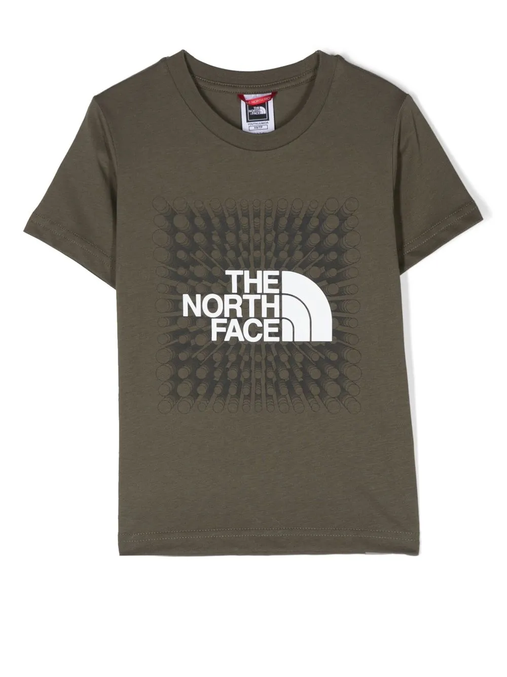 

The North Face Kids playera manga corta con logo estampado - Verde