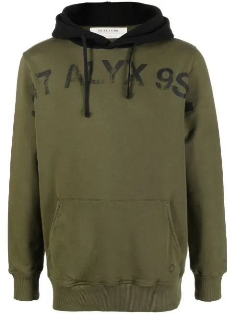 1017 ALYX 9SM logo-print cotton hoodie
