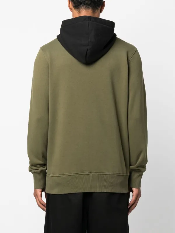 【関税込み】1017 ALYX 9SM グリーン コットン フーディ 1017 ALYX 9SM logo-print Cotton Hoodie | Green | FARFETCH