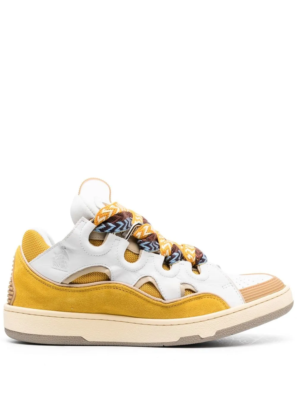 

Lanvin tenis bajos Curb - Blanco