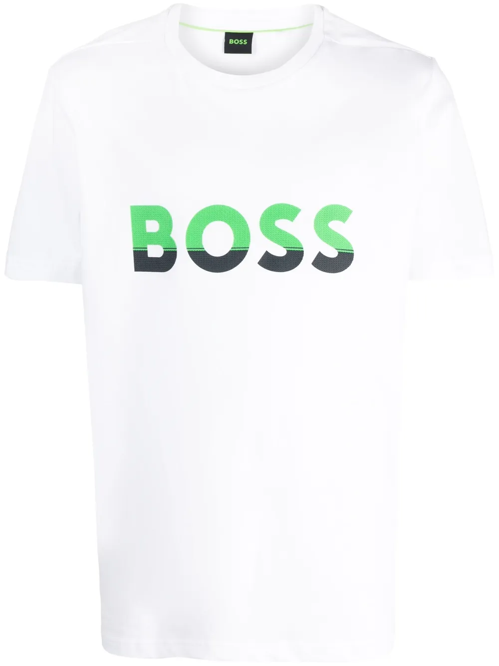 

BOSS logo-print T-shirt - White