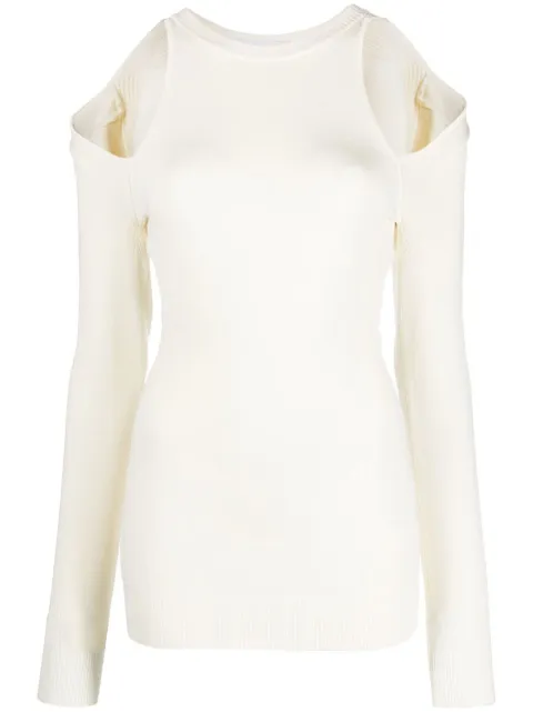 AZ FACTORY cut-out shoulder jumper