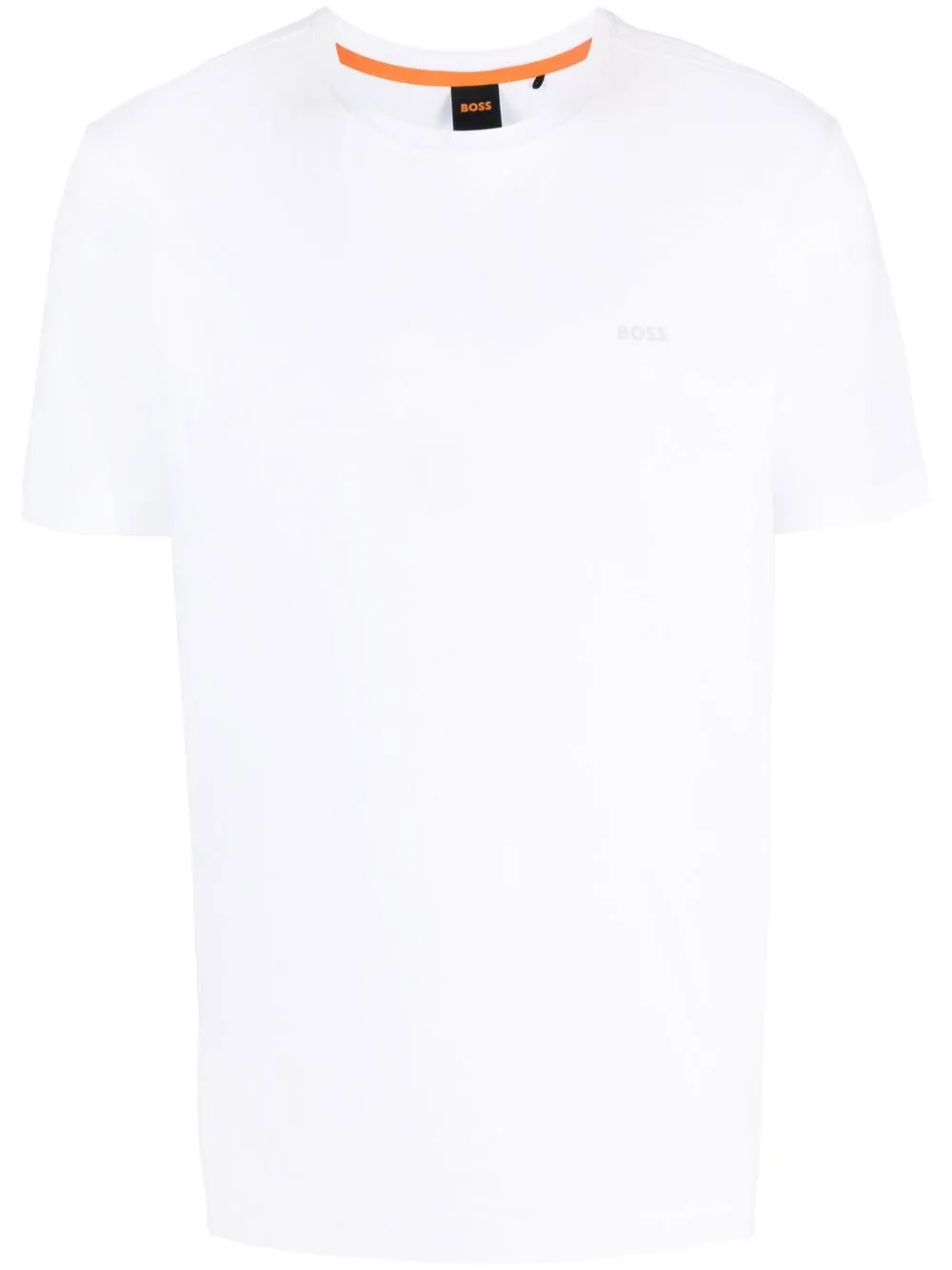 

BOSS playera con logo estampado y cuello redondo - Blanco