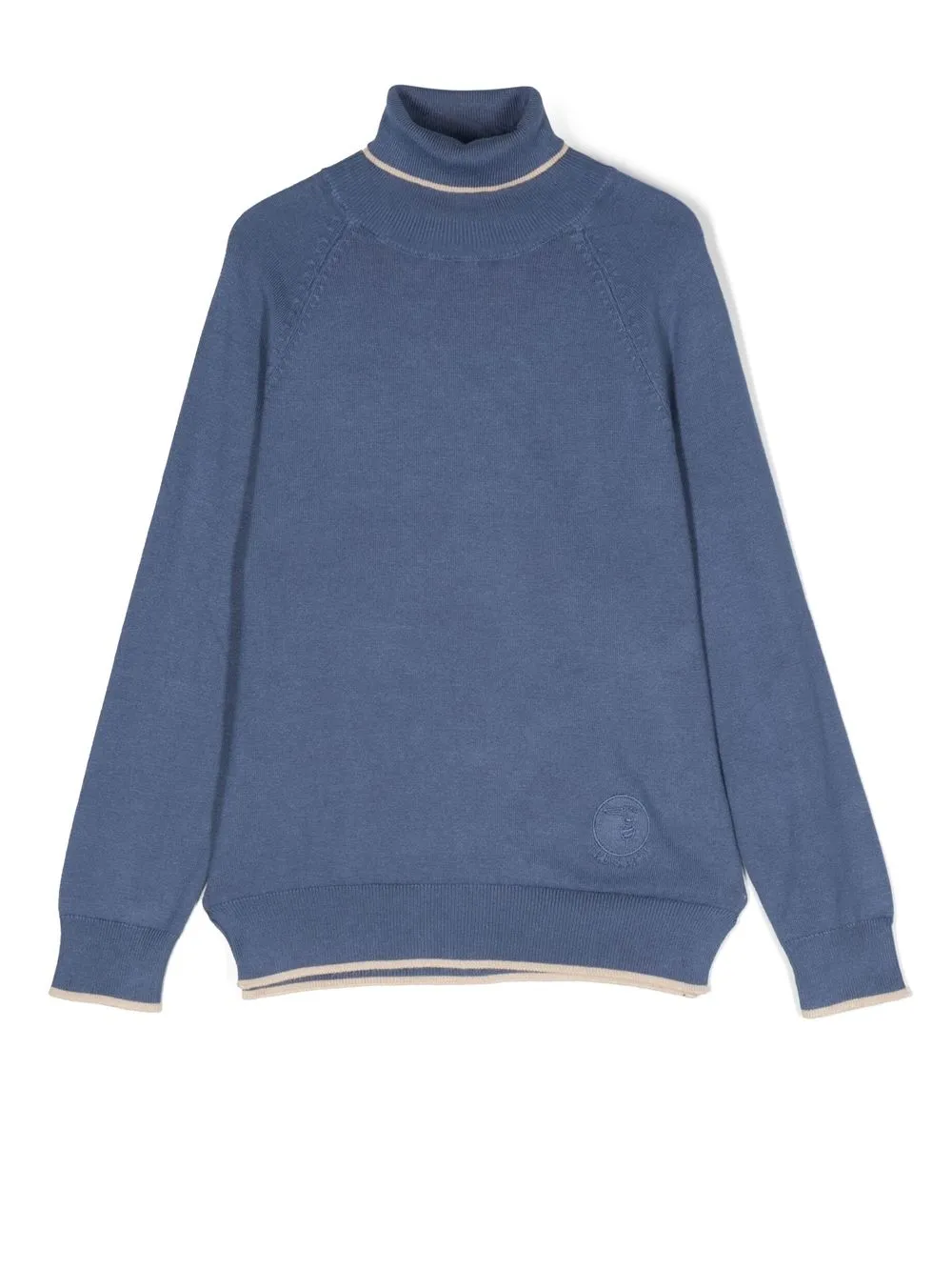 

TRUSSARDI JUNIOR suéter manga larga con cuello vuelto - Azul