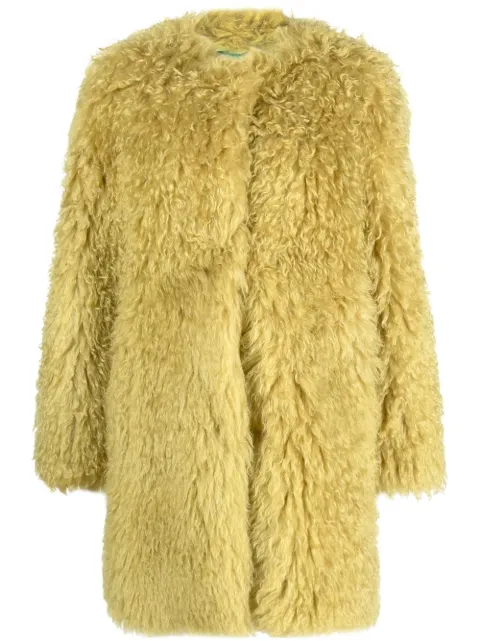 BECAGLI abrigo teddy oversize